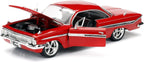 Fast & Furious Dom's 1961 Chevy Impala Rojo Auto a Escala 1:24 – Jada Toys