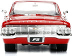 Fast & Furious Dom's 1961 Chevy Impala Rojo Auto a Escala 1:24 – Jada Toys