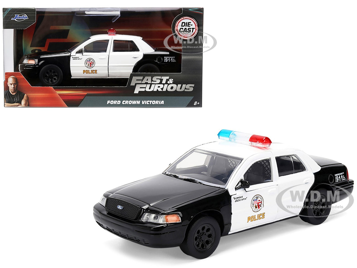 Fast & Furious Ford Crown Victoria Policía LAPD Escala 1:32 – Jada Toys