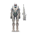 Figura Halo Spartan Tanaka de 12 pulgadas con armadura blanca y rifle DMR