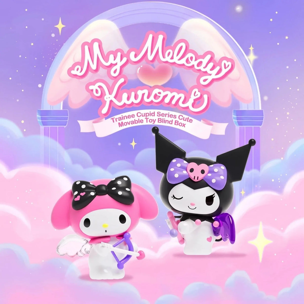 Sanrio Kuromi y My Melody Serie Cupido Figura Sorpresa – vista 3