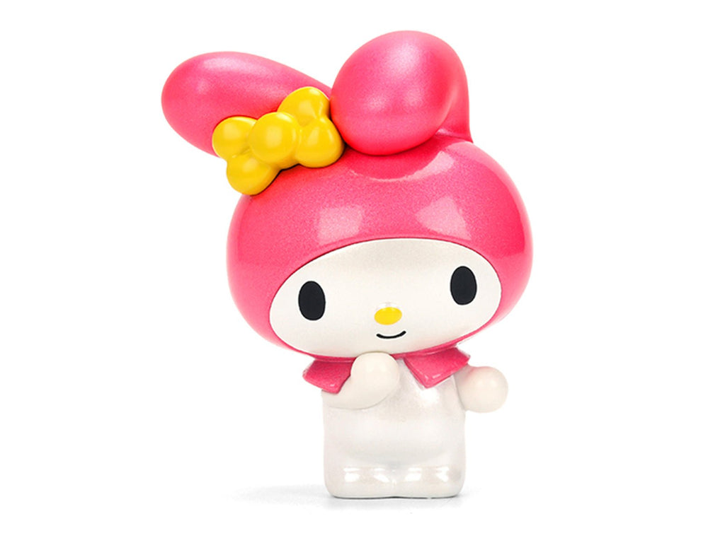 Figura die-cast My Melody de Jada con capucha rosada, referencial de la línea