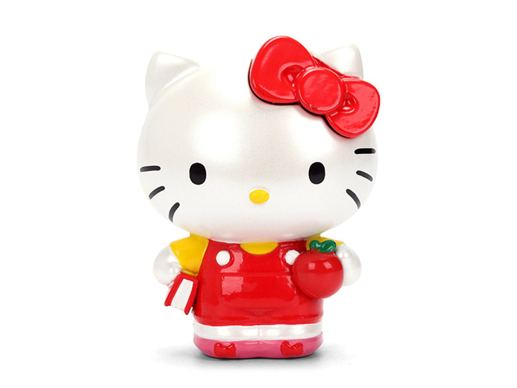 Figura die-cast Hello Kitty de Jada con vestido rojo y moño, referencial de la línea