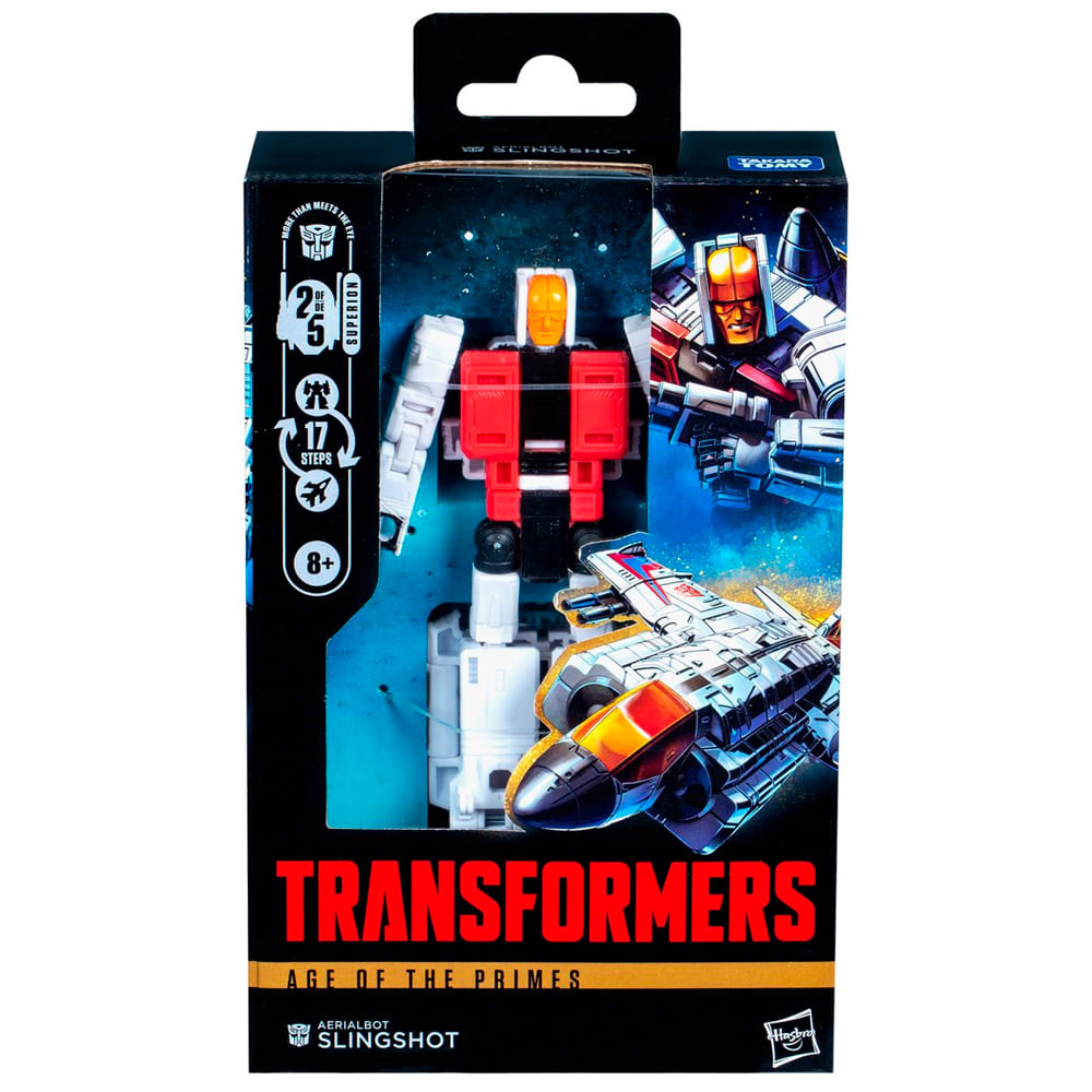 Transformers Age of the Prime Deluxe Class Aerialbot Slingshot – vista 3