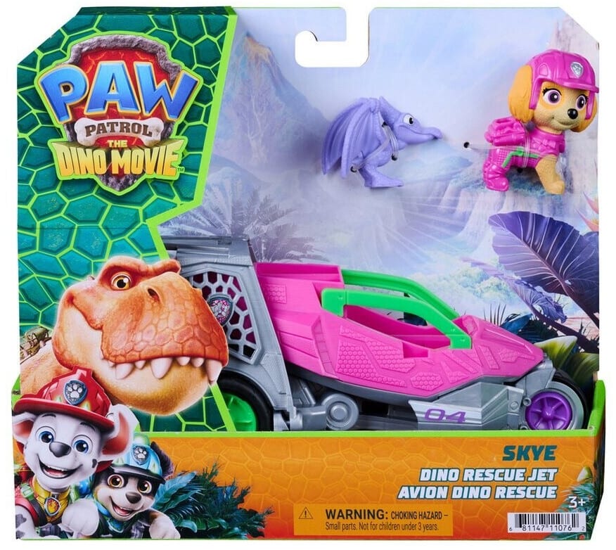 Paw Patrol Dino Película Vehículo de Skye con Pterodáctilo – vista 3