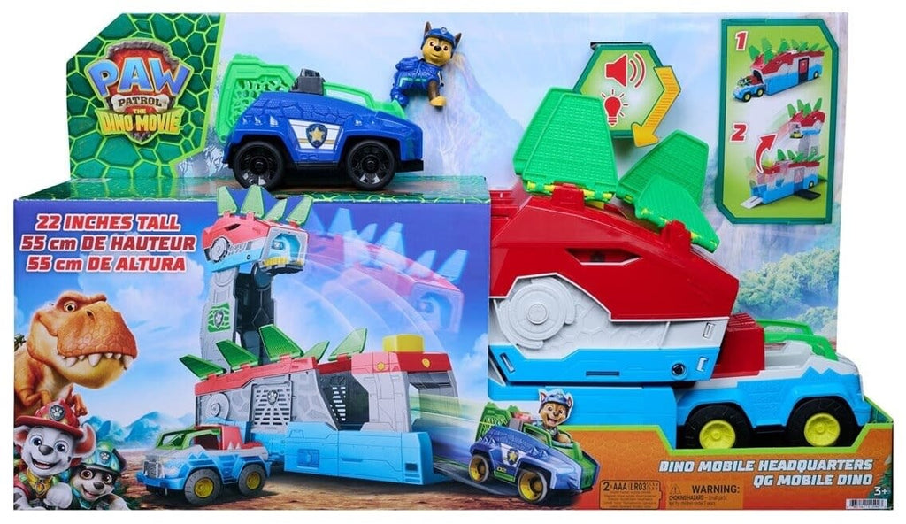 Paw Patrol Dino Película Cuartel Móvil Dino con Vehículos – vista 5