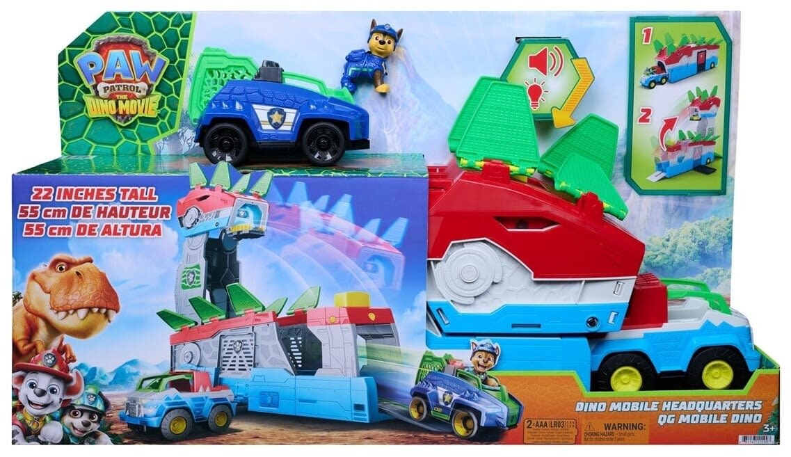 Paw Patrol Dino Película Cuartel Móvil Dino con Vehículos – vista 5