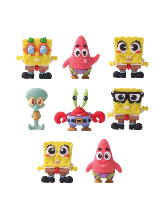 Bob Esponja Buddies Figura 3D de 7,6 cm Cápsula Sorpresa – vista 1