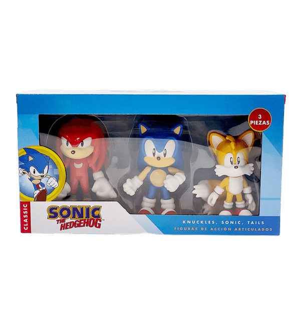Sonic the Hedgehog Set de 3 Figuras Articuladas 10 cm Surtido – vista 2