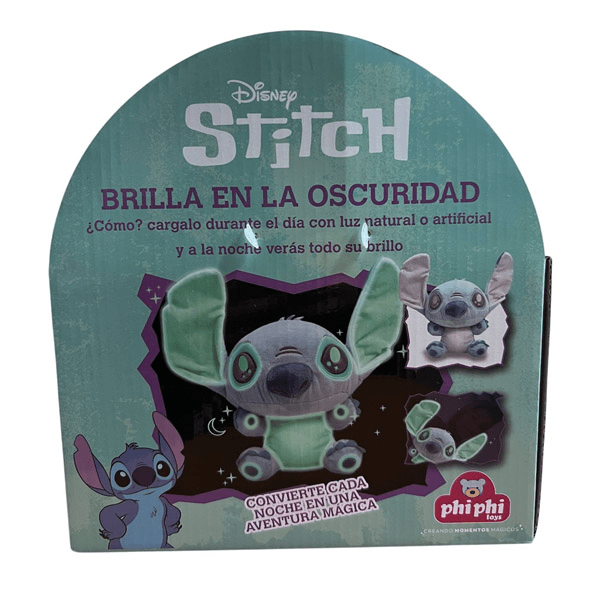 Stitch Peluche Glow in the Dark de 20 cm que Brilla en la Oscuridad – vista 2