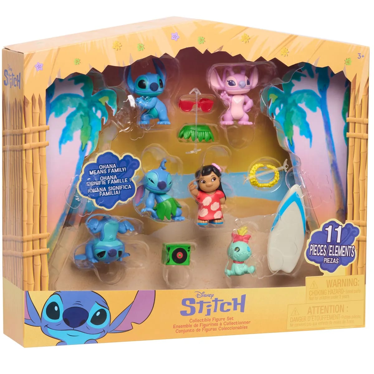 Disney Lilo & Stitch Set de 6 Figuras Coleccionables con Accesorios – vista 2