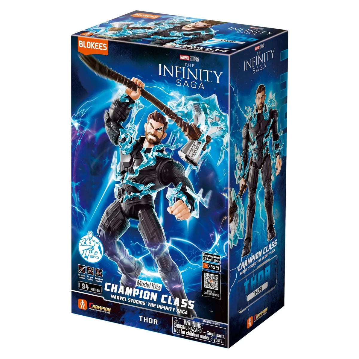 Blokees Marvel Infinity Saga Champion Class 02 Thor Figura Armable 94 Piezas – vista 2