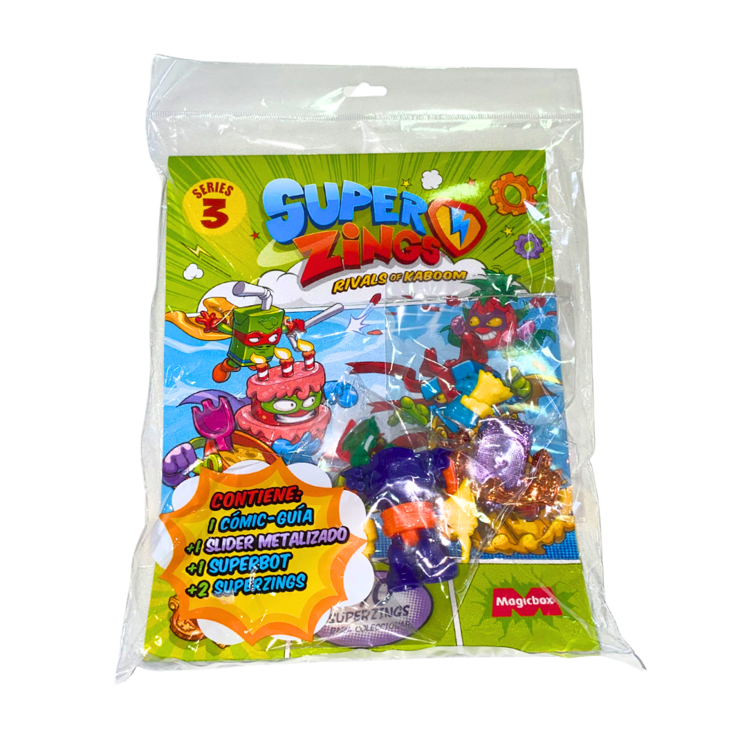 SuperZings Serie 3 Starter Pack Rivals of Kaboom con Cómic Guía Surtido – vista 1