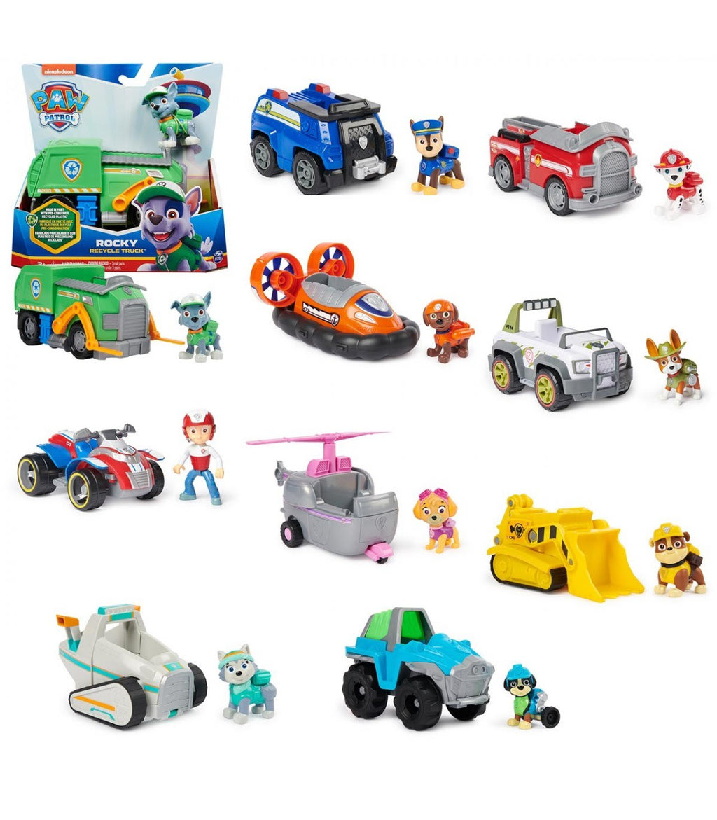 Paw Patrol Vehículo Sostenible con Figura de Cachorro Surtido – vista 3