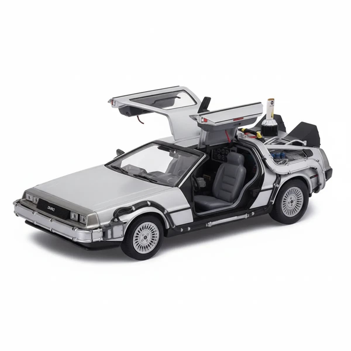 Welly Volver al Futuro II DeLorean Máquina del Tiempo Escala 1:24 – vista 1