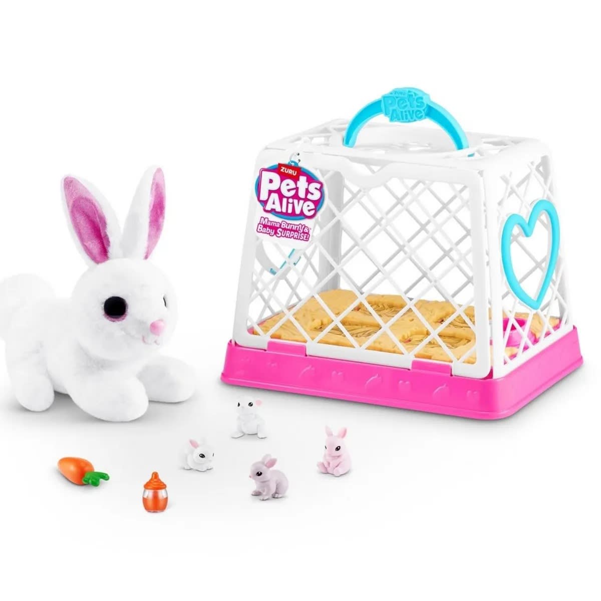Pets Alive Mamá Coneja con Bebés Sorpresa Interactiva con Sonidos – vista 3