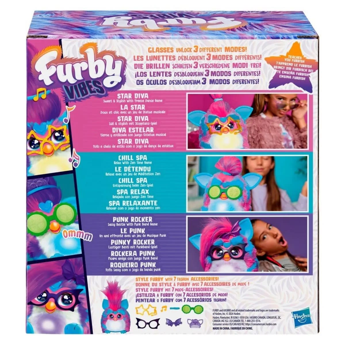 Furby Vibes Mascota Interactiva con 3 Lentes y Modos de Juego – vista 2