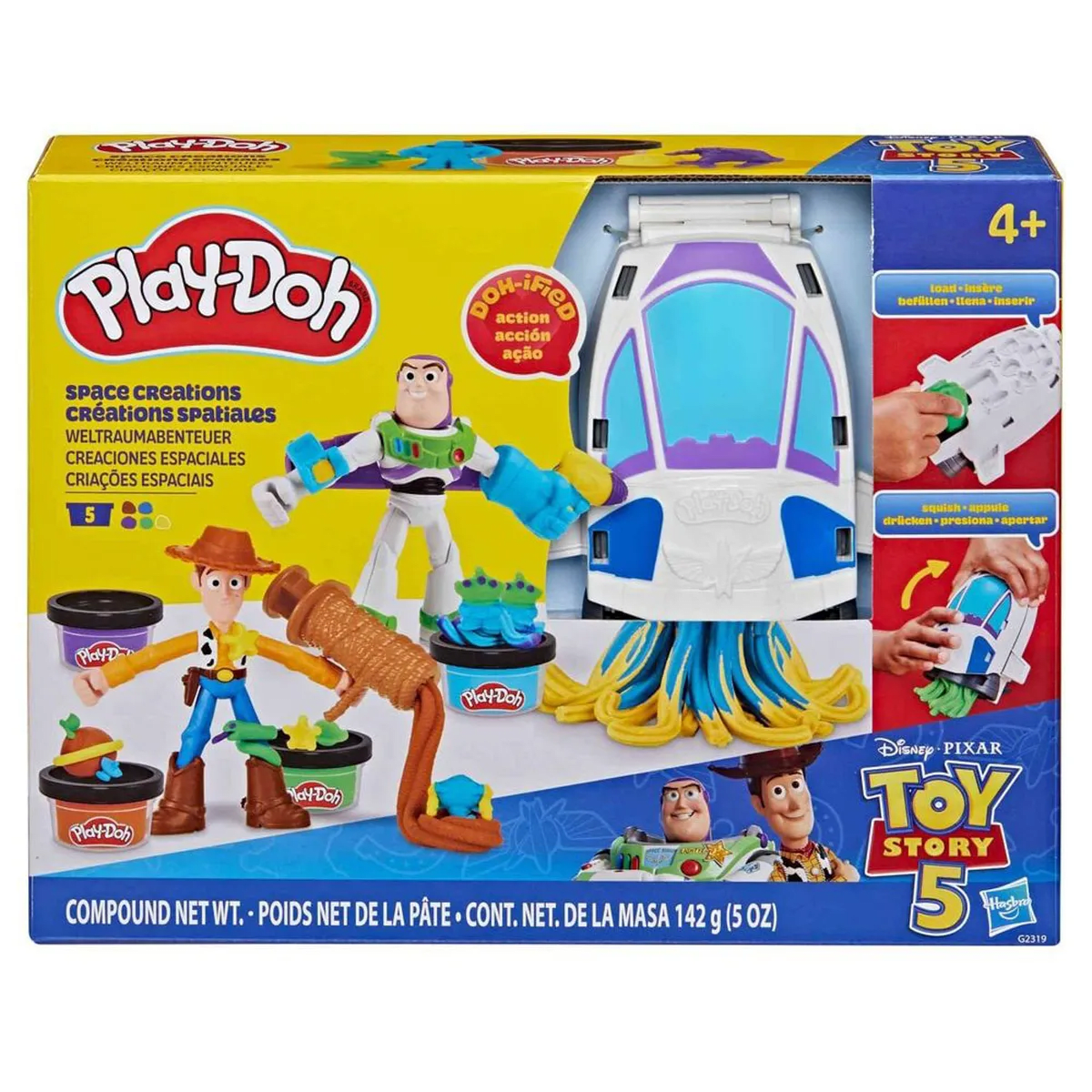 Play-Doh Toy Story Set Creaciones Espaciales con Woody y Buzz – vista 1