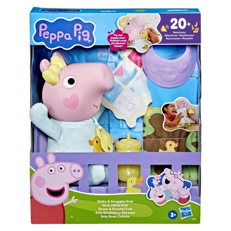 Peppa Pig Baby Evie Muñeca Interactiva con Más de 20 Sonidos – vista 1