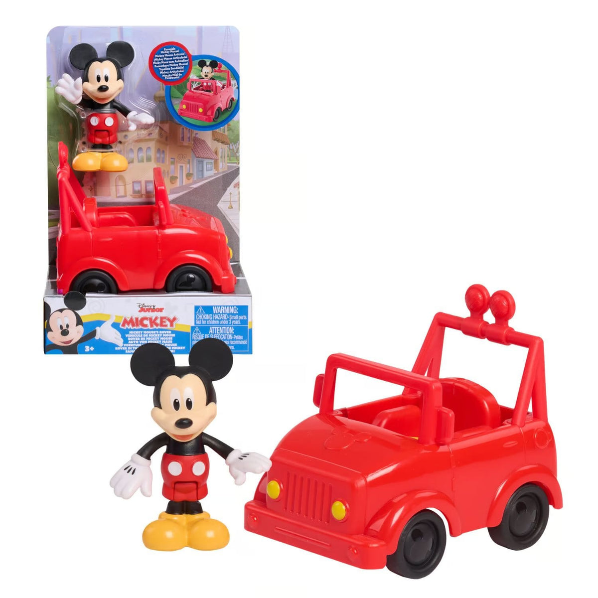 Mickey Mouse Vehículo con Figura Articulada – vista 1