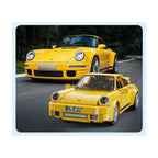CaDA RUF CTR 2017 Yellowbird – junto al auto real