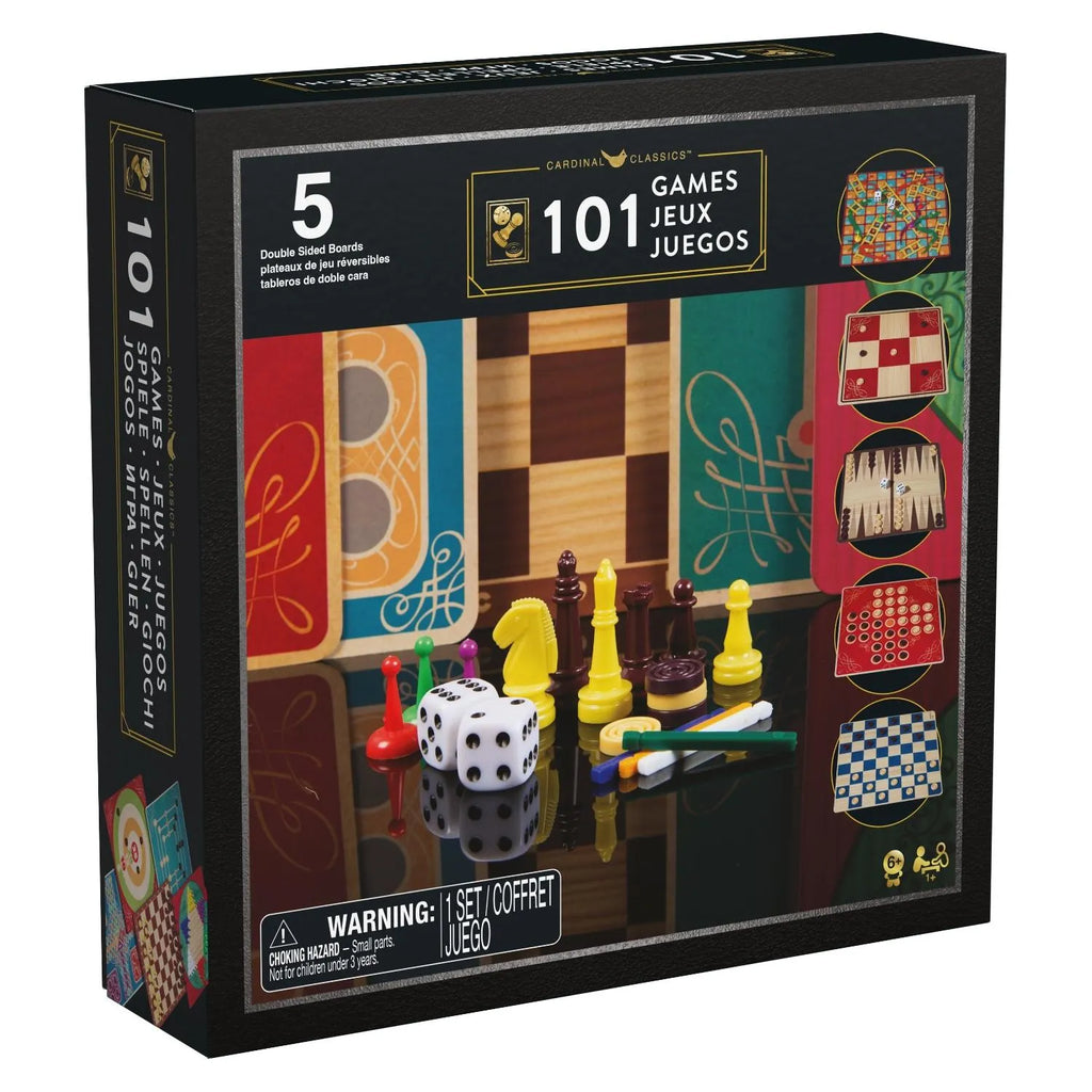 Juego Familiar 101 Juegos Clásicos con 5 Tableros Doble Cara – vista 4