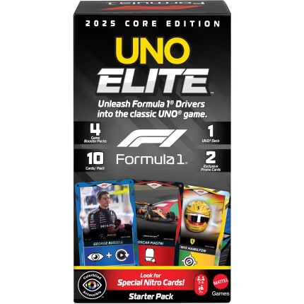 UNO Elite Formula 1 Pack Básico Juego de Cartas – vista 1