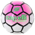 Balón de Fútbol Capelli Bowery Cosido a Mano Neon Coral / Neon Pink – vista 1