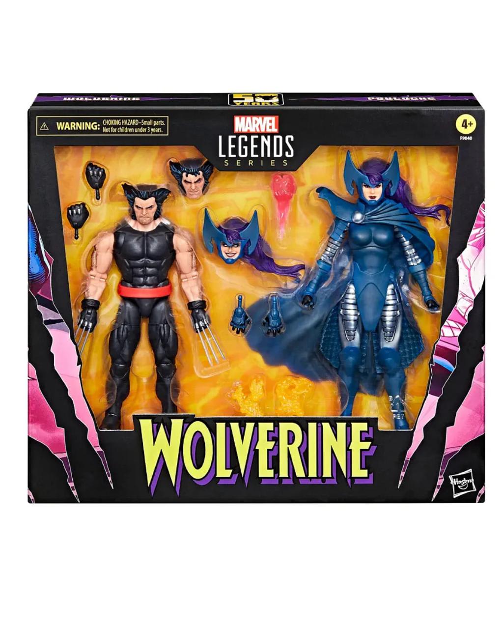 Marvel Legends Wolverine y Psylocke Pack de 2 Figuras 50 Aniversario – vista 2