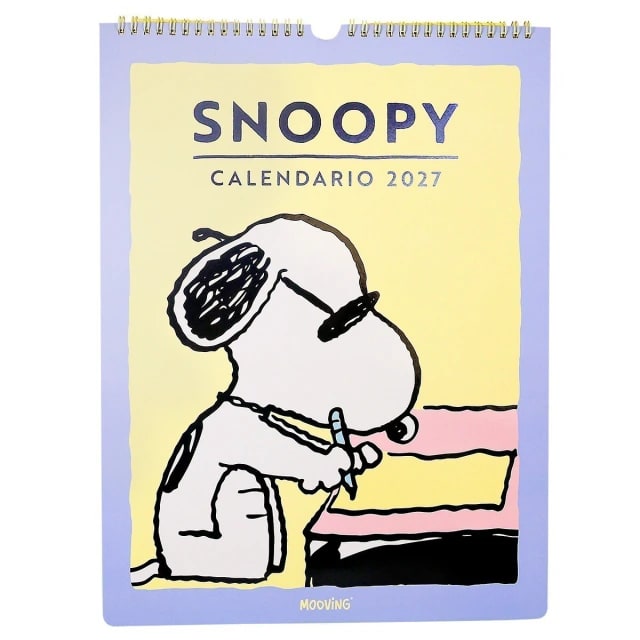 Calendario Snoopy 2027 de Pared 30x40 cm con Stickers – vista 1
