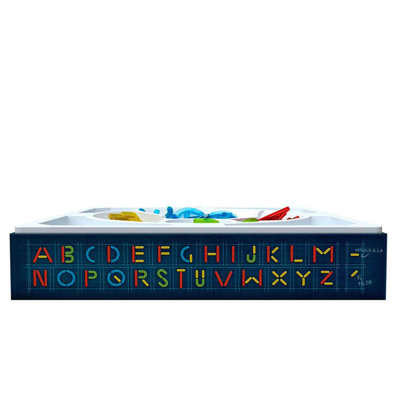 Bandeja organizadora de Wordsmith con guía de letras del abecedario
