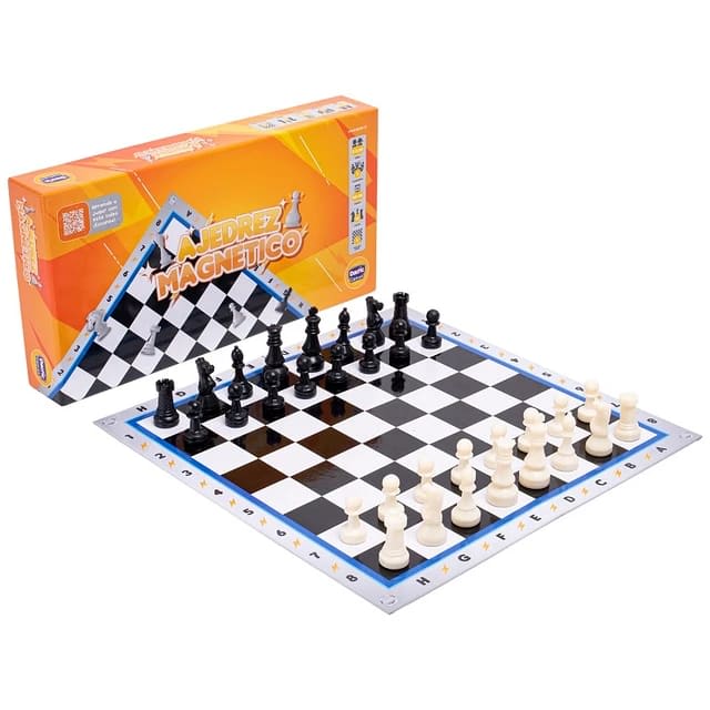 DACTIC Ajedrez Magnético Juego de Mesa con Tablero y 32 Fichas – vista 1