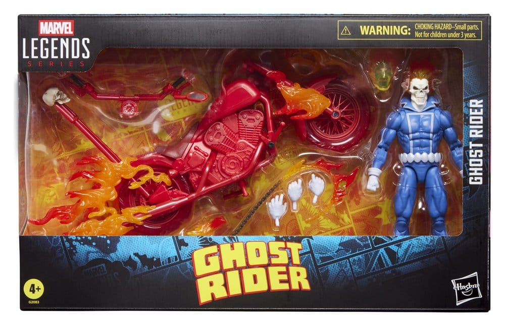 Marvel Legends Ghost Rider Johnny Blaze con Motocicleta Figura 6 Pulgadas – vista 1