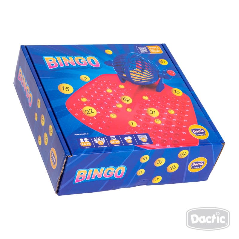 DACTIC Bingo Juego de Mesa con 90 Bolas y 48 Cartones – vista 3