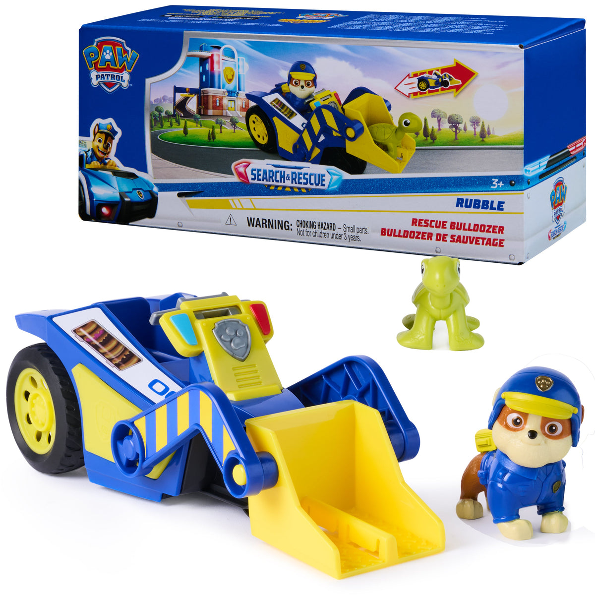 Bulldozer de Rubble Search & Rescue con Rubble y tortuga