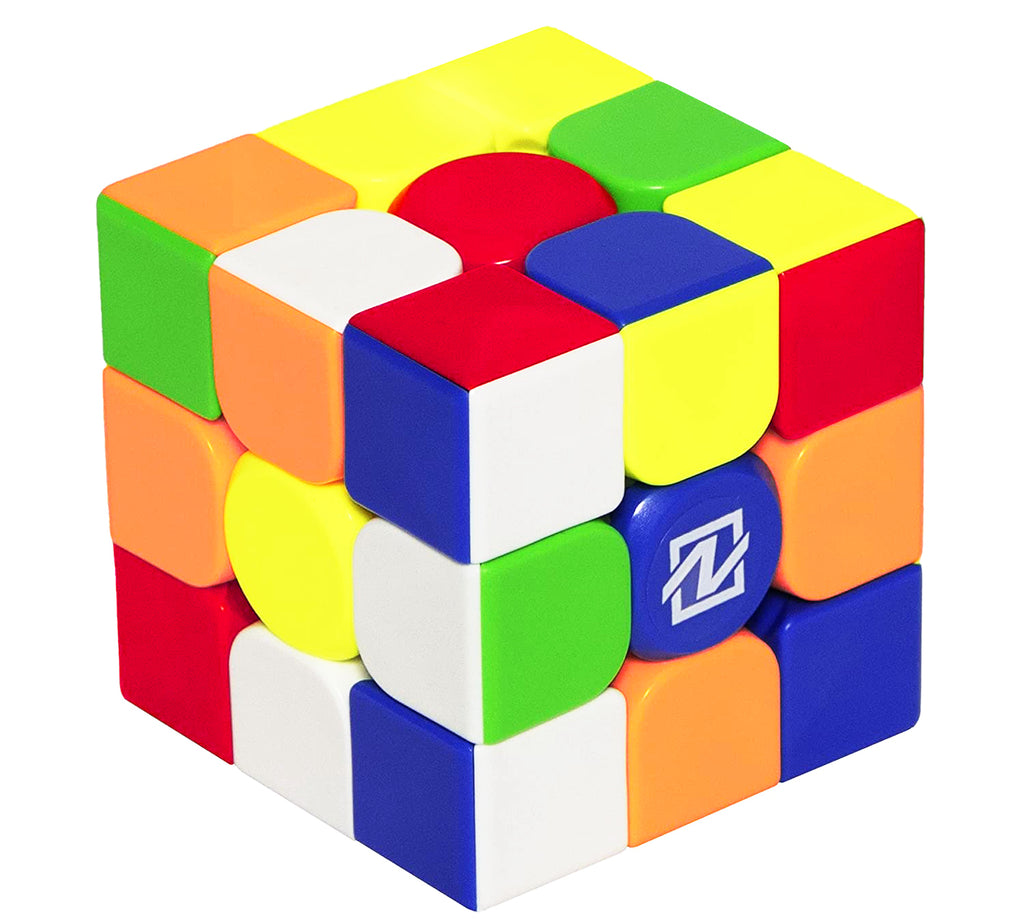 Cubo NexCube 3x3 desarmado en colores mezclados